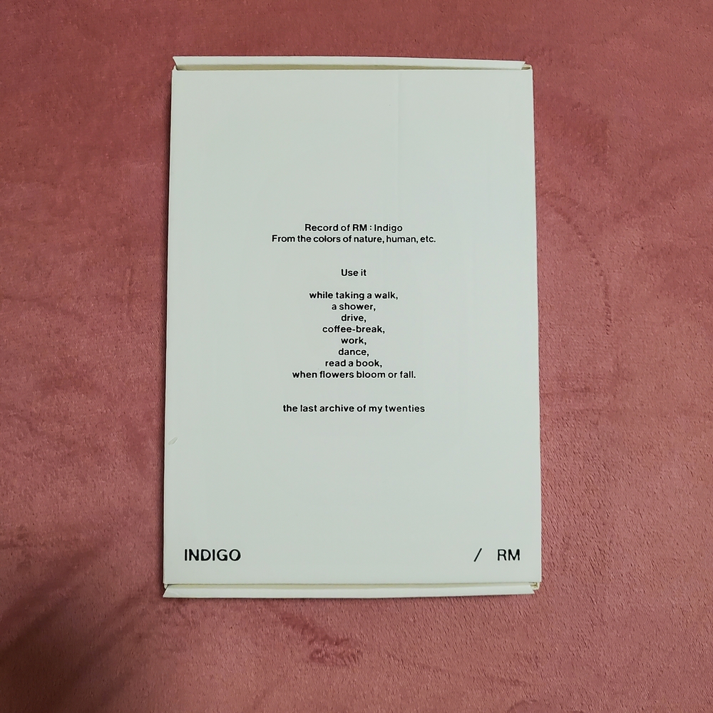 Bts RM Indigo Album